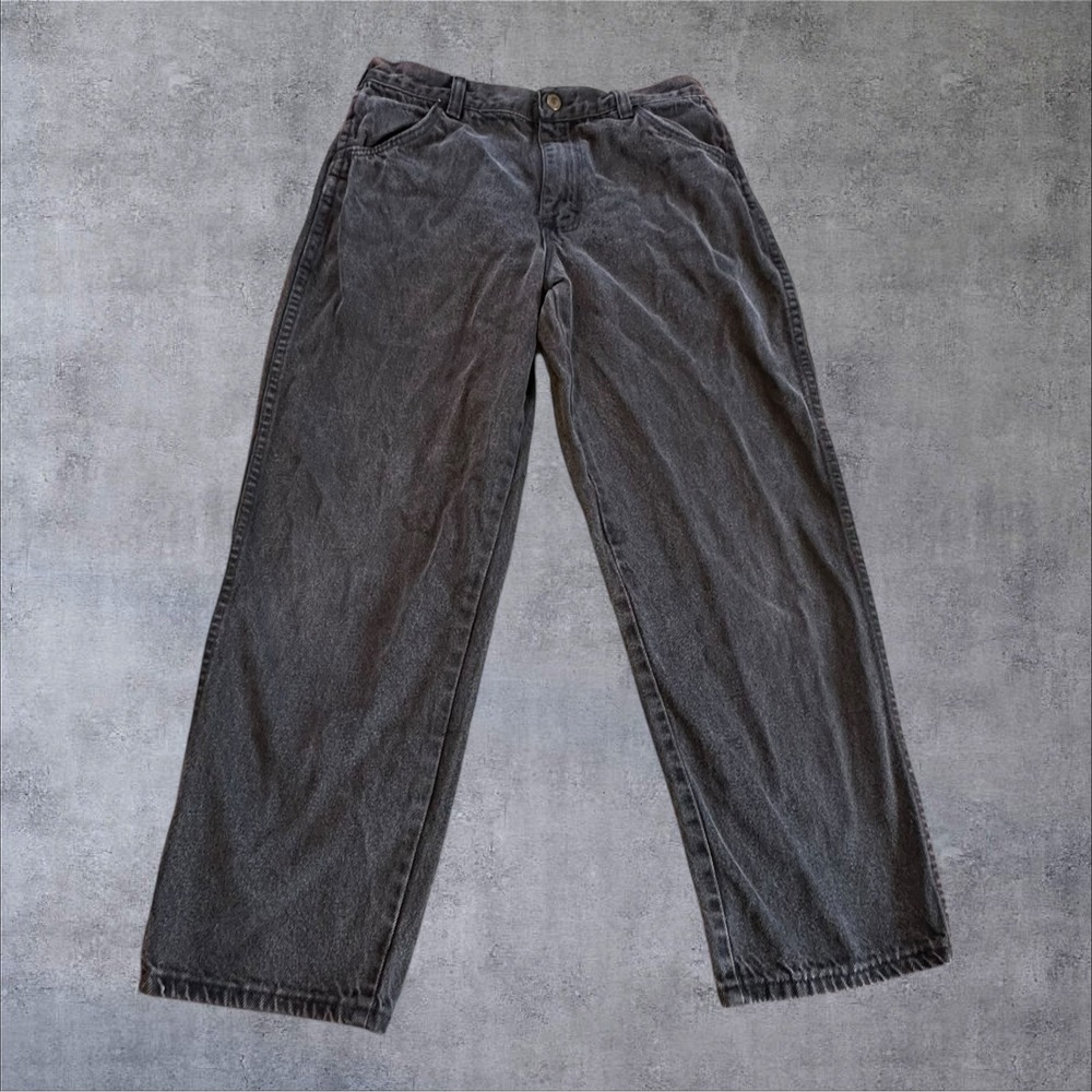 Rustler Vintage Jeans Faded Black‎ Denim Boys 14 Husky R50BCBH